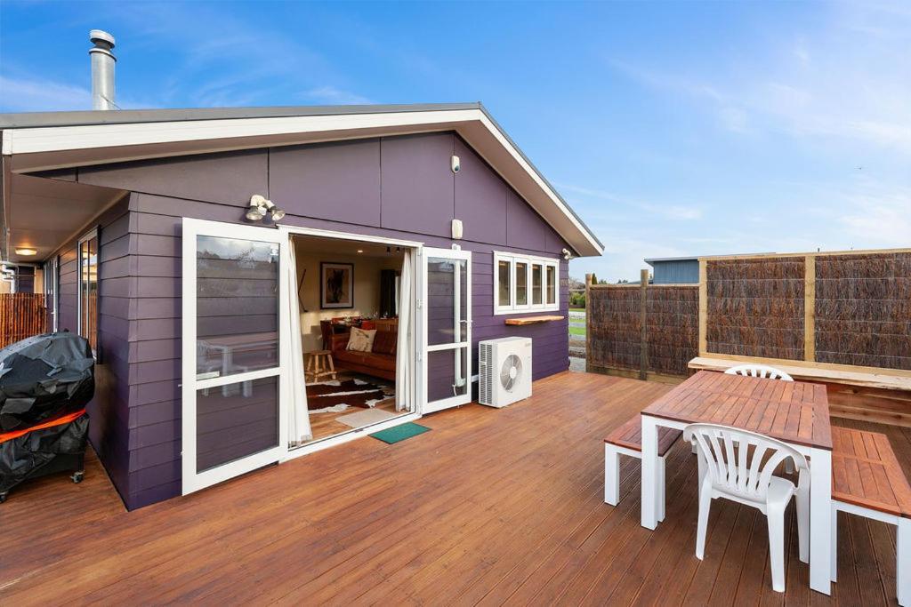 The Purple House - Ohakune Home With Spa Pool Exteriör bild